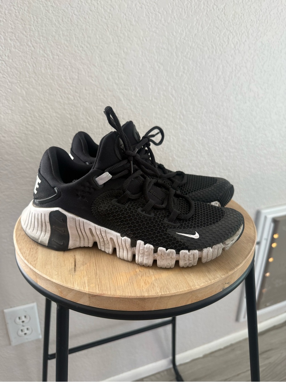 Nike Black Mesh Athletic Sneakers